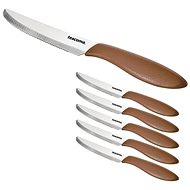 Tescoma Presto dinner knife 12 cm, 6 pcs, brown - Cutlery Set