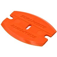 Plastic blade-scraper orange, rounded, 30 pcs, TT - Spare Blades