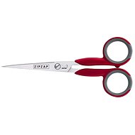 KRETZER SOLINGEN ZIPZAP Straight-rubber handle red/grey 780213 - Dressmaker’s Scissors