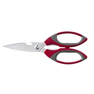 KRETZER SOLINGEN ZIPZAP Straight-rubber handle red/grey 781620 - Office Scissors 