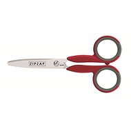 KRETZER SOLINGEN ZIPZAP Straight-rubber handle red/grey 782413 - Office Scissors 