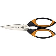 Scissors for technical fabrics, straight with rubber handle (black/yellow); Kretzer Solingen 733020; - Dressmaker’s Scissors