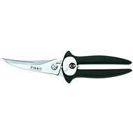 Scissors straight plastic handle (black); Kretzer Solingen FINNY 761324 - Kitchen Scissors