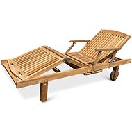 Garden deckchair BEAUTY, teak - Garden Lounger