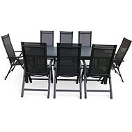 VIKING XL/RAUL kerti bútor szett, 1 asztal + 8 fotel - Kerti bútor