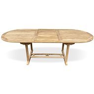 TEXIM Faisal Összecsukható kerti asztal, teakfa, 240 cm - Kerti asztal