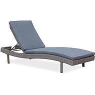 Garden deckchair CHICO PREMIUM, beige - Garden Lounger