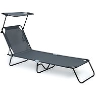 MAKDEBURG deckchair, anthracite - Garden Lounger