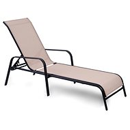 Garden deckchair RAMADA, beige - Garden Lounger