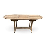 TEXIM Stôl záhradný, oválny ALFI, teak - Záhradný stôl