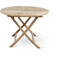 NOELA Garden table round RAFA, teak 100 cm - Garden Table