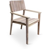 NOELA Garden armchair stackable LUCY PREMIUM acacia - Garden Chair
