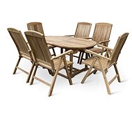 NOELA Teak garden furniture set ALFI II. 1+6 - Garden Furniture