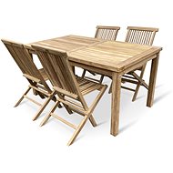 NOELA Teak garden furniture set CLASIC I. 1+4 - Garden Furniture
