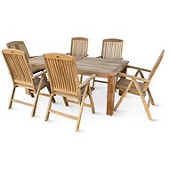 NOELA Garden furniture set teak GARDEN III. 1+6 - Garden Furniture