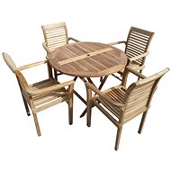 TEXIM Set zahradního nábytku teak RAFA 1+4 - Garden Furniture