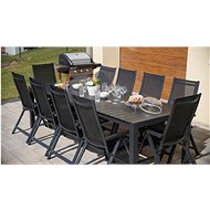 TEXIM Set zahradního nábytku kovový GRANDE PASTO XXL 1+10 - Garden Furniture