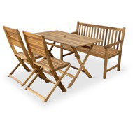 NOELA Set of garden furniture ACACY MANDY 1 + 2 + 1 - Garden Furniture