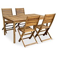 NOELA Garden furniture set ACACY COPENHAGEN/MANDY 1 table + 4 chairs - Garden Furniture