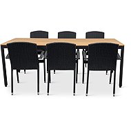 NOELA Set of garden furniture MILANO + ROMA 1+6 - Garden Furniture