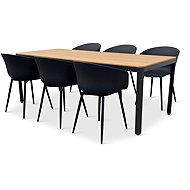 NOELA Set of garden furniture MILANO + RIKKE 1+6 - Garden Furniture