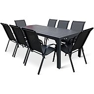 NOELA Viking XL 8 + 1 Ramada Garden Furniture Set - Garden Furniture