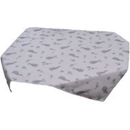 TEXTILOMANIA Easter tablecloth ZAJÍC 90 × 90 cm, grey - Tablecloth