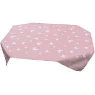 TEXTILOMANIE Tablecloth MOTYL 90 × 90 cm, pink - Tablecloth