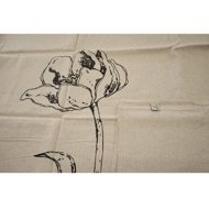 TEXTILOMANIE Linen tablecloth SEASONS 140 × 195 cm, beige - Tablecloth