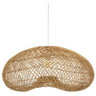 TEXTILOMANIA Rattan pendant lamp JENNY - Chandelier