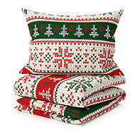 Textilomanie Mikroplyšové povlečení Frosted Christmas multicoloured 200×220cm - Bed Linen