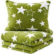 Textilomanie Mikroplyšové povlečení Star zelené 140×200cm - Bed Linen