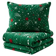 Textilomanie Microplush bedding Night sky green 140×200cm - Bed Linen