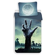 TEXTILOMANIA 3D microfiber bed linen Zombie, grey - Bed Linen