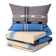 TEXTILOMANIE Cotton bed linen Daniela, blue - Bed Linen
