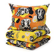 TEXTILOMANIA Cotton bed linen Artemis, yellow - Bed Linen