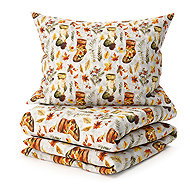 TEXTILOMANIA Cotton sheets Autumn Socks, coloured - Bed Linen