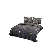 TEXTILOMANIA Linen made of microfiber Visata, black - Bed Linen
