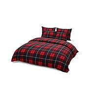 TEXTILOMANIA Linen made of microfiber Albury, red - Bed Linen
