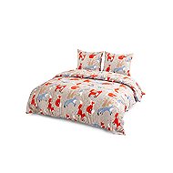 TEXTILOMANIA Microfiber bed linen Red fox, brown - Bed Linen