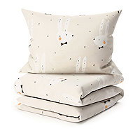 TEXTILOMANIA Microfiber bed linen White Rabbit, beige - Bed Linen
