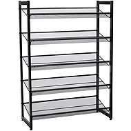 TEXTILOMANIE Butyno Shoe rack, metal, black - Shoe Rack