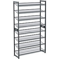 TEXTILOMANIA Lemiro Shoe rack, metal, grey - Shoe Rack