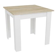TEXTILOMANIE Mado 80 × 80 cm dub sonoma bílý - Jídelní stůl