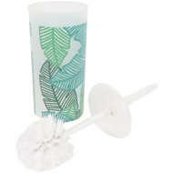TEXTILOMANIA Chantilly Toilet brush with stand 35 cm white - Toilet Brush