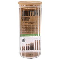 TEXTILOMANIE TITICO with bamboo lid 9 × 21 cm - Storage Jar