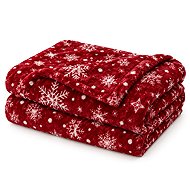 Textilomanie SNOWFALL Red Christmas Microplush Blanket 200 × 220cm - Blanket
