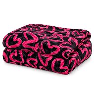 Textilomanie AMORYS micro-plush blanket, pink, 200 × 220cm - Blanket