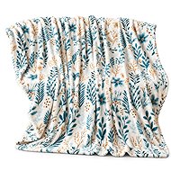 Textilomanie BOTANELLA microplush blanket, blue, 200×220cm - Blanket