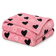 Textilomanie CORAZON micro-plush blanket, pink, 200×220cm - Blanket
